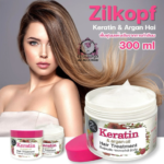 علاج الشعر بزيت الكيراتين والأرجان من ZK – 300 مل